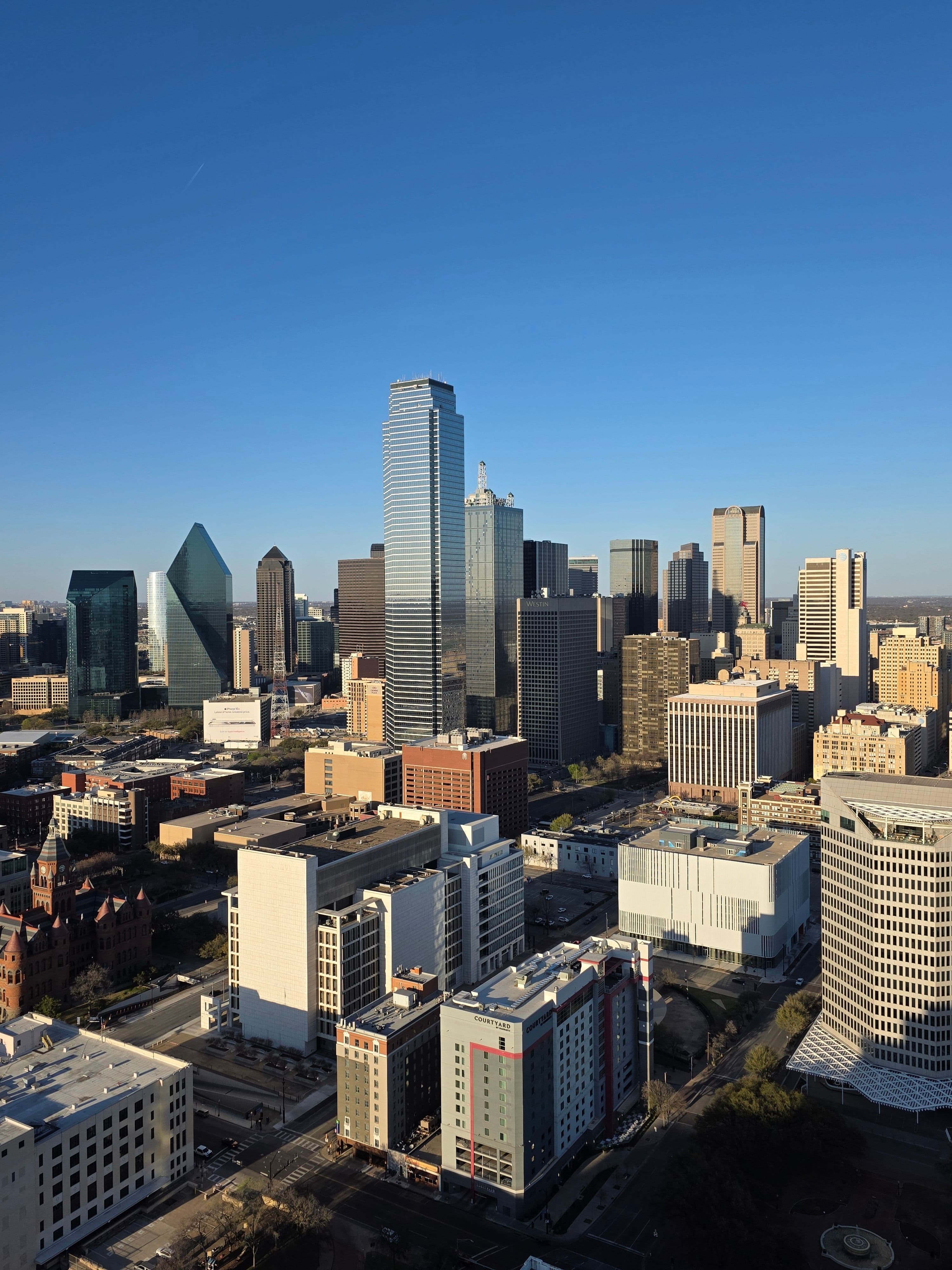 Dallas skyline, illustrative licensed photograph.